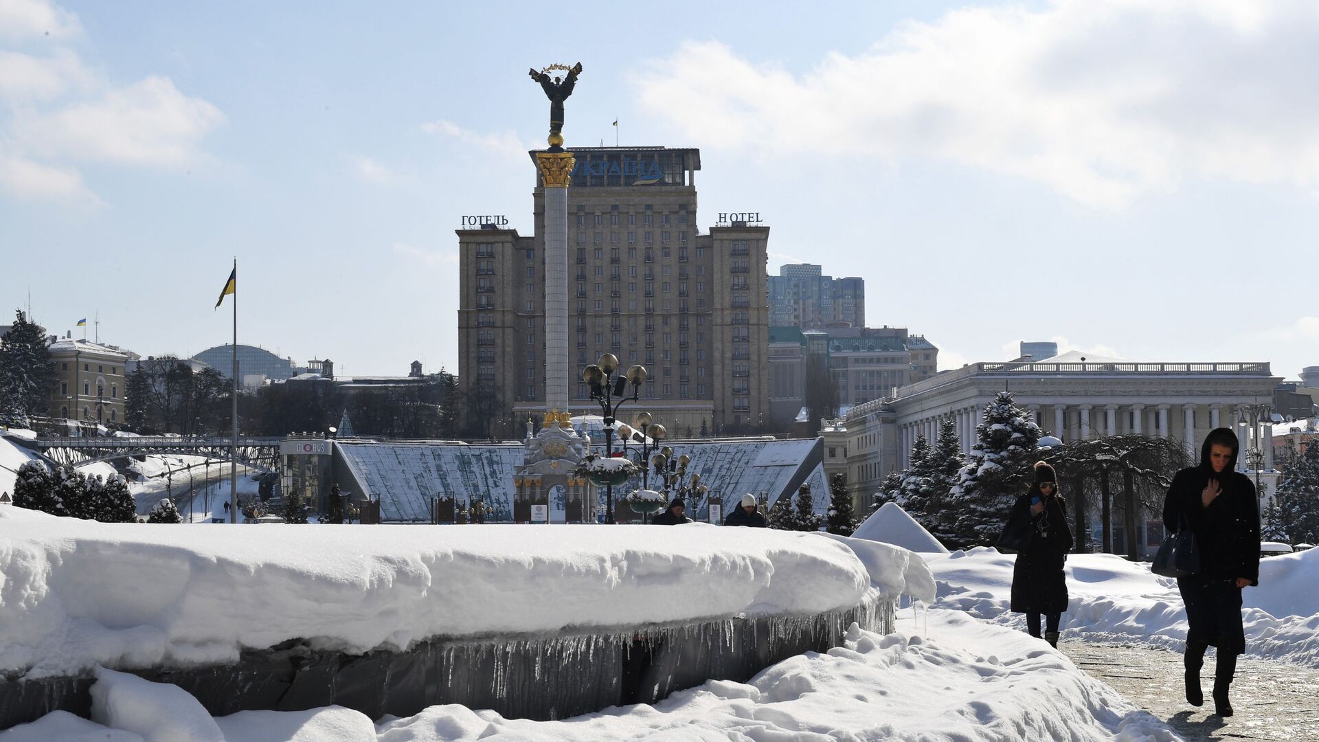 Вид площади Независимости в Киеве - РИА Новости, 1920, 03.02.2021