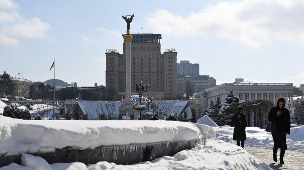 Вид площади Независимости в Киеве