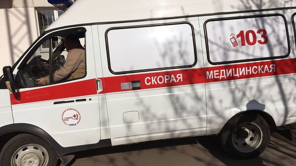 Машина скорой медицинской помощи в Томске