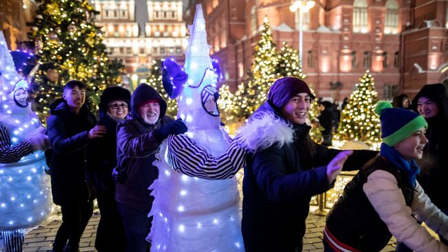 Украшение Москвы к Новому году