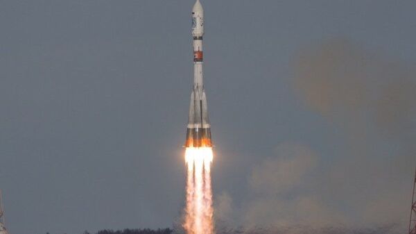 Пуск ракеты-носителя Союз-2.1а