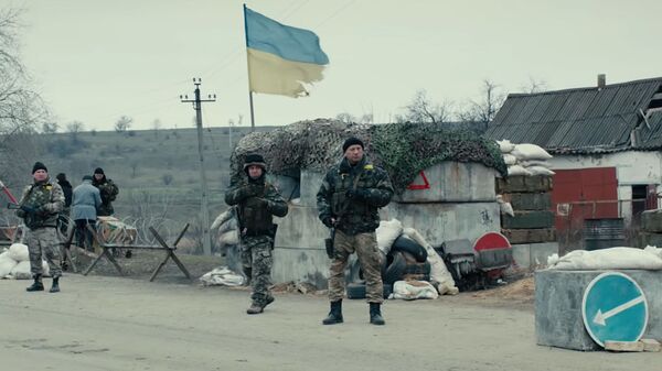 Кадр из фильма Донбасс