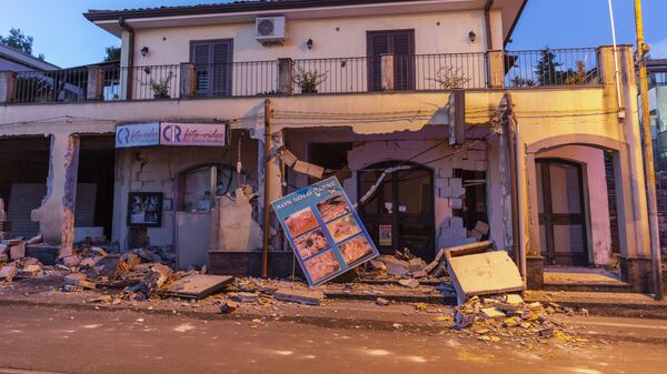 Последствия землетрясения в Италии. 26 декабря 2018