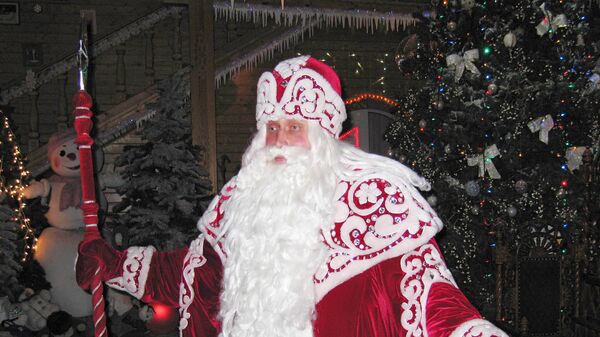 Дед Мороз в своей резиденции в Великом Устюге