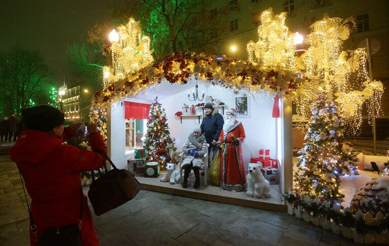 Новогоднее украшение Москвы