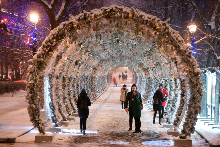 Украшение Москвы к Новому году