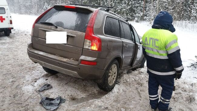 ДТП в Сокольском районе в Вологодской области. 4 января 2019