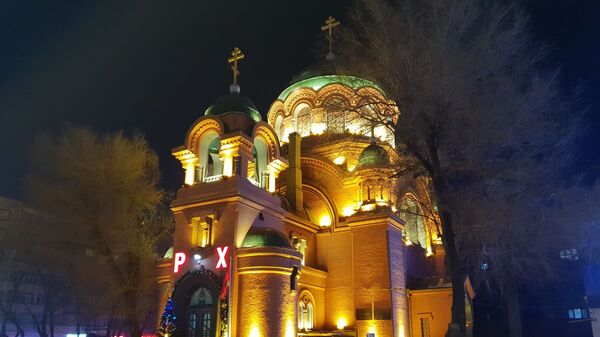 Рождество в православном храме в Китайском Харбине