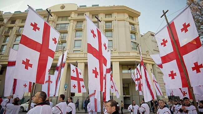 Ежегодное рождественское шествие Алило в Грузии. 7 января 2019