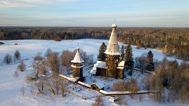 Церковь Рождества Пресвятой Богородицы в деревне Гимрека Ленинградской области