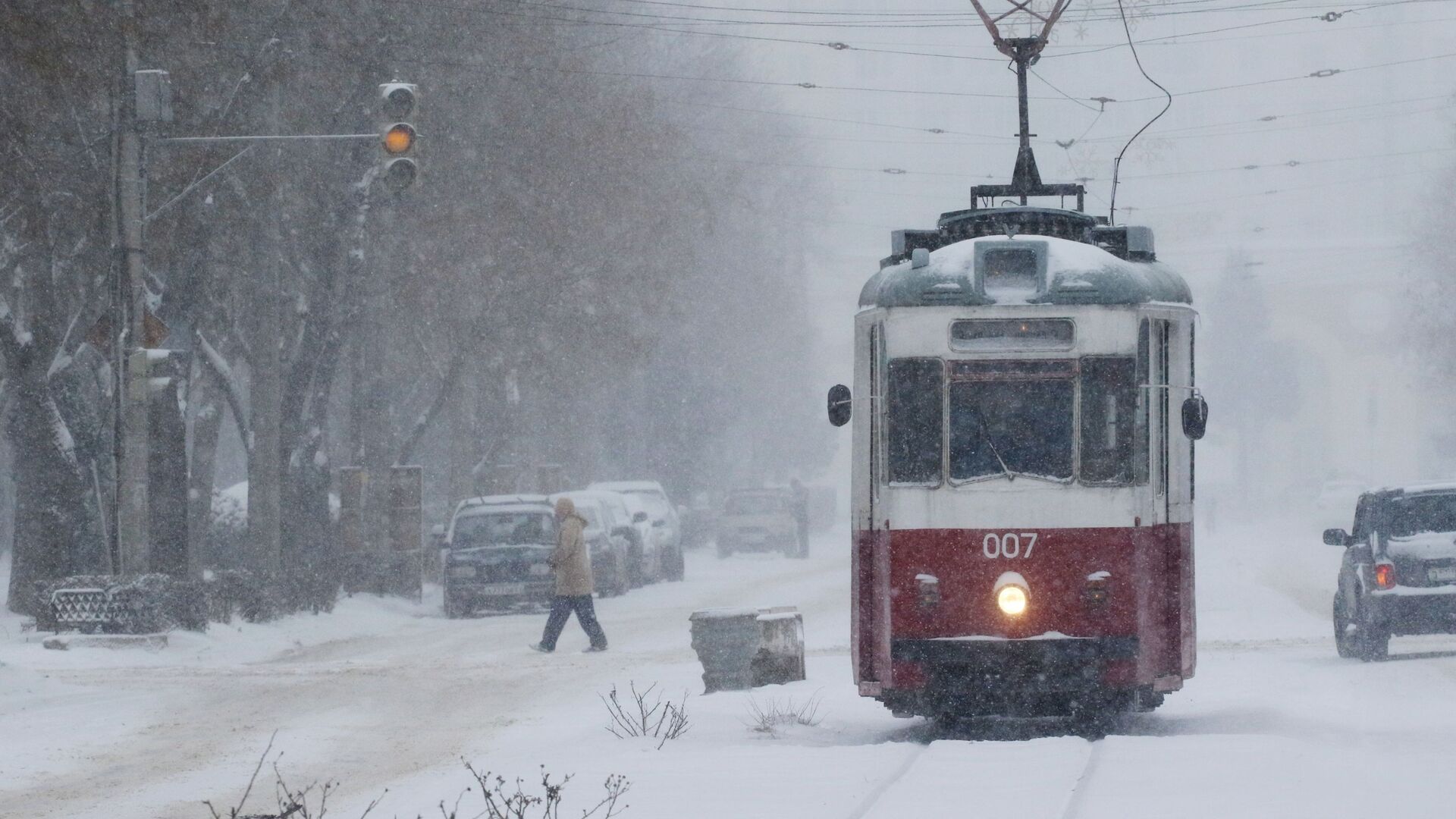 Снег в Крыму - РИА Новости, 1920, 09.01.2019