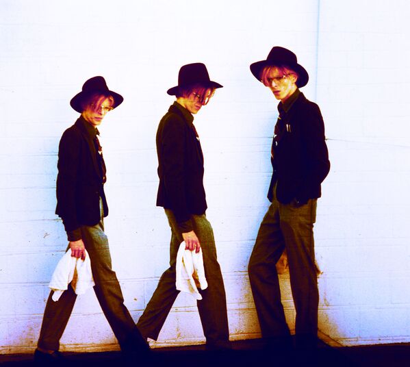 Стив Шапиро. Три Боуи. Лос-Анджелес, 1975