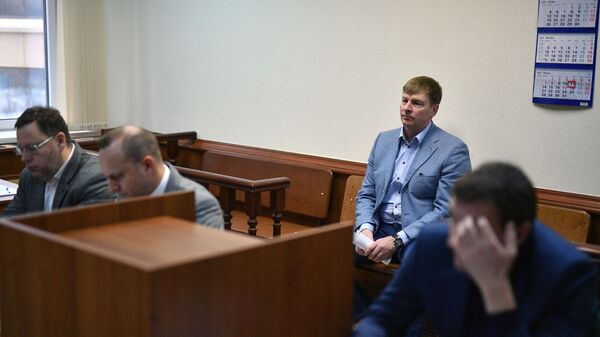 Глава Федерации бобслея России Александр Зубков в Московском городском суде. 11 января 2019
