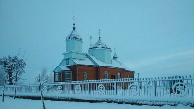 Свято-Михайловский храм в селе Красноволя Волынской области, Украина