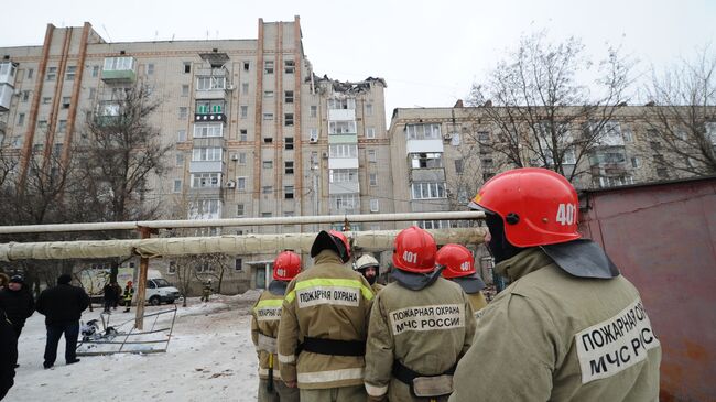 Взрыв газа в городе Шахты