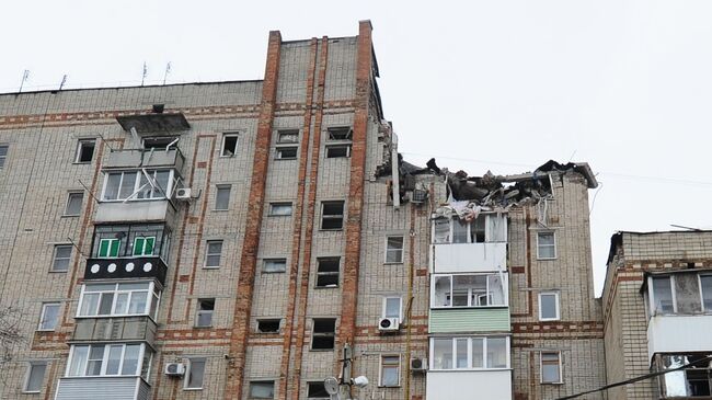 Взрыв бытового газа в жилом дома в Ростовской  области