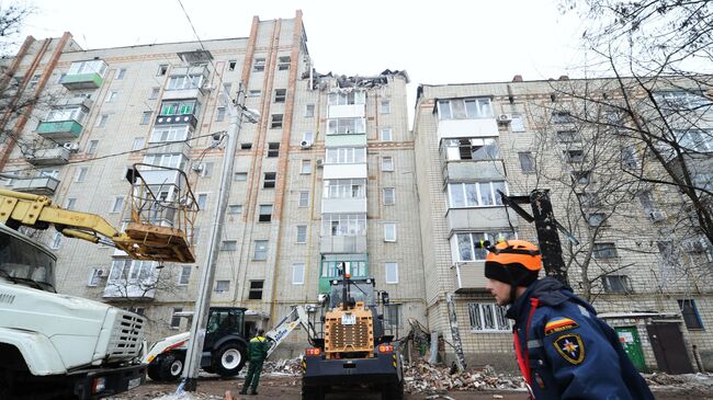 Взрыв бытового газа в жилом дома в Ростовской  области. 14 января 2019