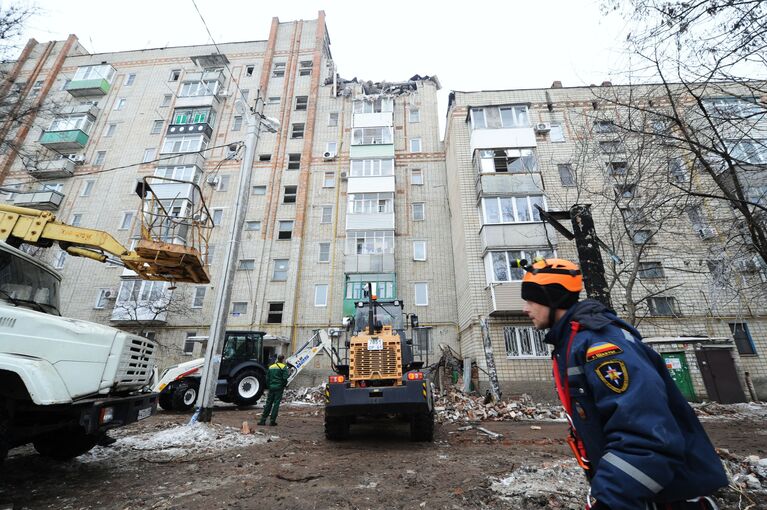 Взрыв бытового газа в жилом дома в Ростовской  области