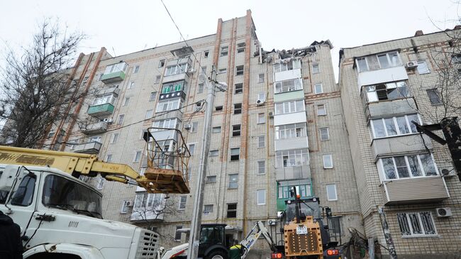 Взрыв бытового газа в жилом дома в Ростовской  области