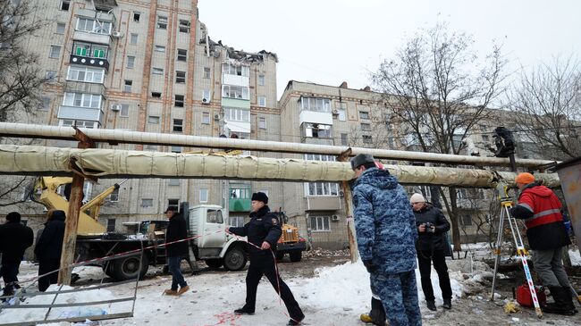 Взрыв бытового газа в жилом дома в Ростовской  области. 14 января 2019