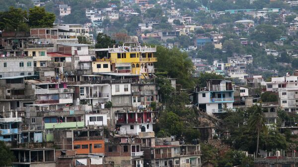 Вид на центр города Акапулько, Мексика