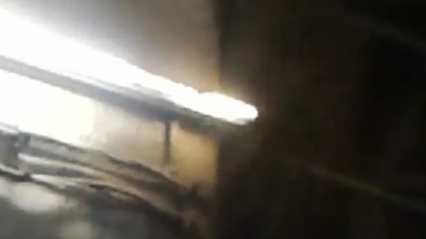 Опубликовано видео подтопления в московском метро