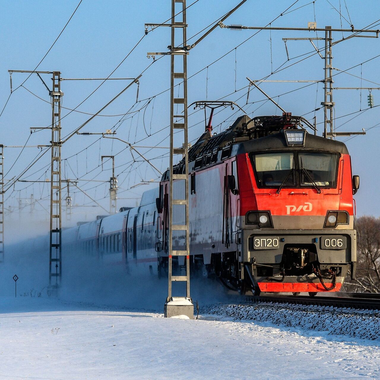 На участке Арзамас-Канаш задержали девять пассажирских поездов - РИА  Новости, 11.12.2022