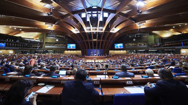 Заседание Парламентской Ассамблеи Совета Европы