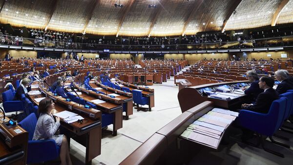 Заседание Парламентской Ассамблеи Совета Европы