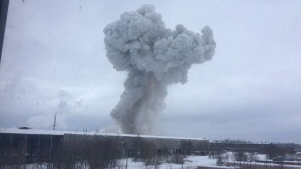 Взрыв на заводе Полипласт в Ленинградской области