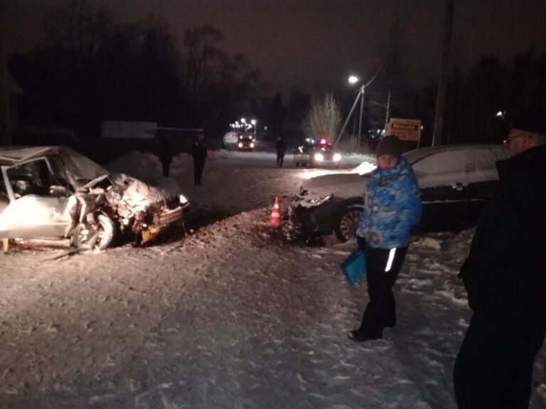Место ДТП в городе Великие Луки Место ДТП в городе Великие Луки