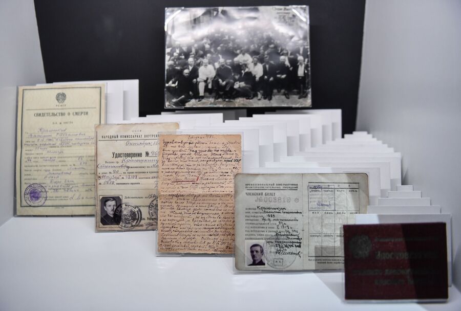 Фрагмент новой постоянной экспозиции ГУЛАГ в судьбах людей и истории страны в Музее истории ГУЛАГа в Москве