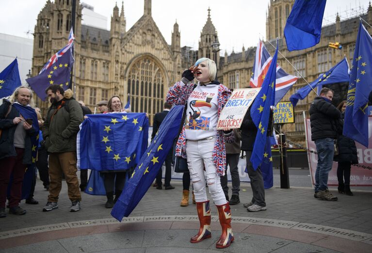 Акция против Brexit в Лондоне