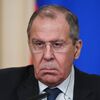 Министр иностранных дел РФ Сергей Лавров на пресс-конференции по итогам встречи с министром иностранных дел ФРГ Хайко Маасом