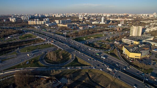 Вид на город Красногорск Московской области