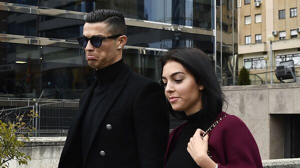 Криштиану Роналду после заседания суда в Мадриде