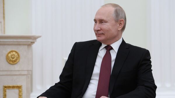 Президент РФ Владимир Путин во время встречи с премьер-министром Японии Синдзо Абэ. 22 января 2019