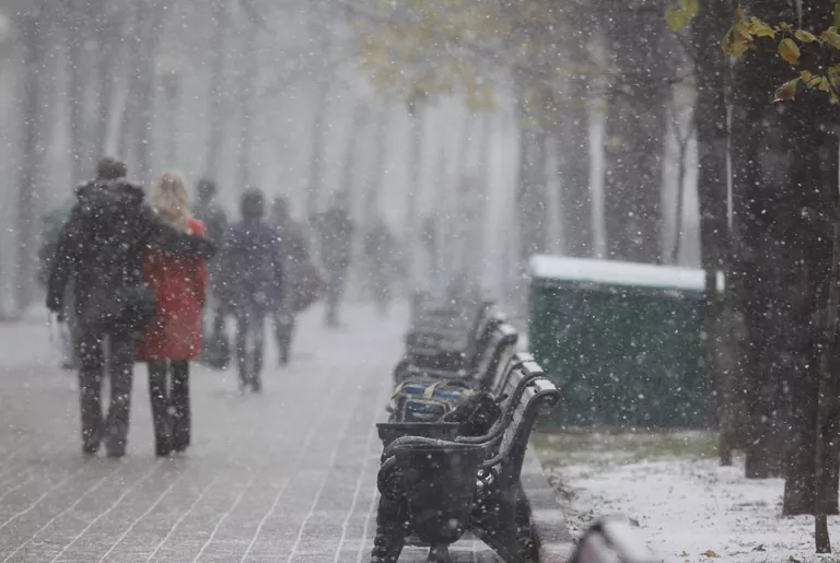 Снег в Москве Снег в Москве