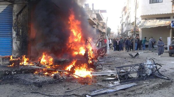 Взрыв заминированного автомобиля в Сирии