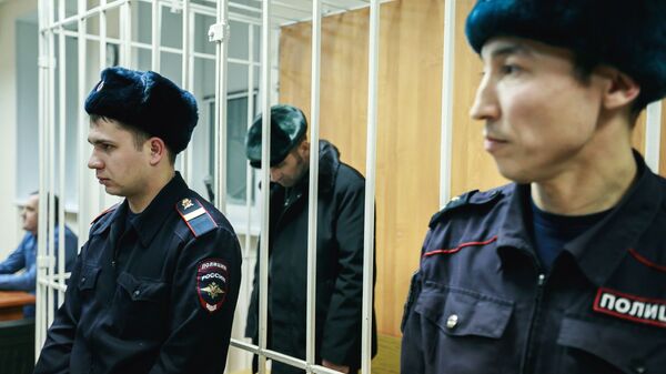 Павел Шаповалов на заседании Ханты-Мансийского районного суда. 23 января 2019