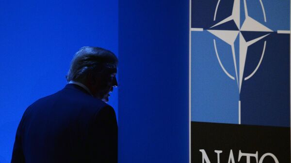 Президент США Дональд Трамп на саммите НАТО