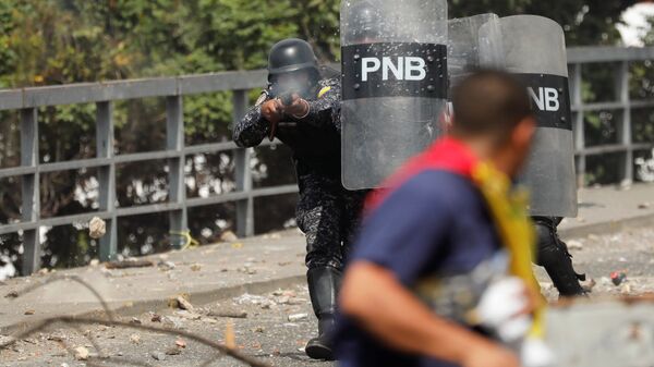 Столкновения в Каракасе