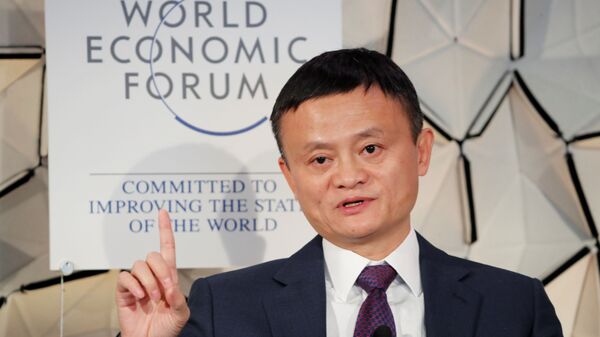 Основателель Alibaba Джек Ма на полях Всемирного экономического форума в Давосе, Швейцария. 23 января 2019