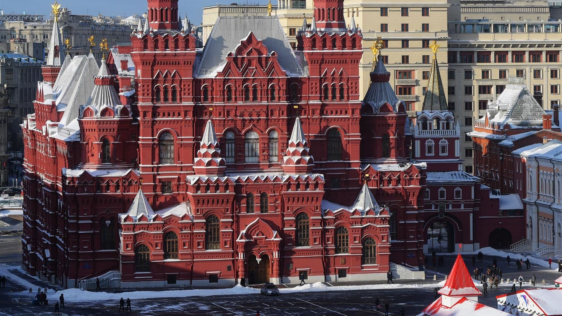 Здание Государственного исторического музея в Москве  - РИА Новости, 1920, 09.02.2022