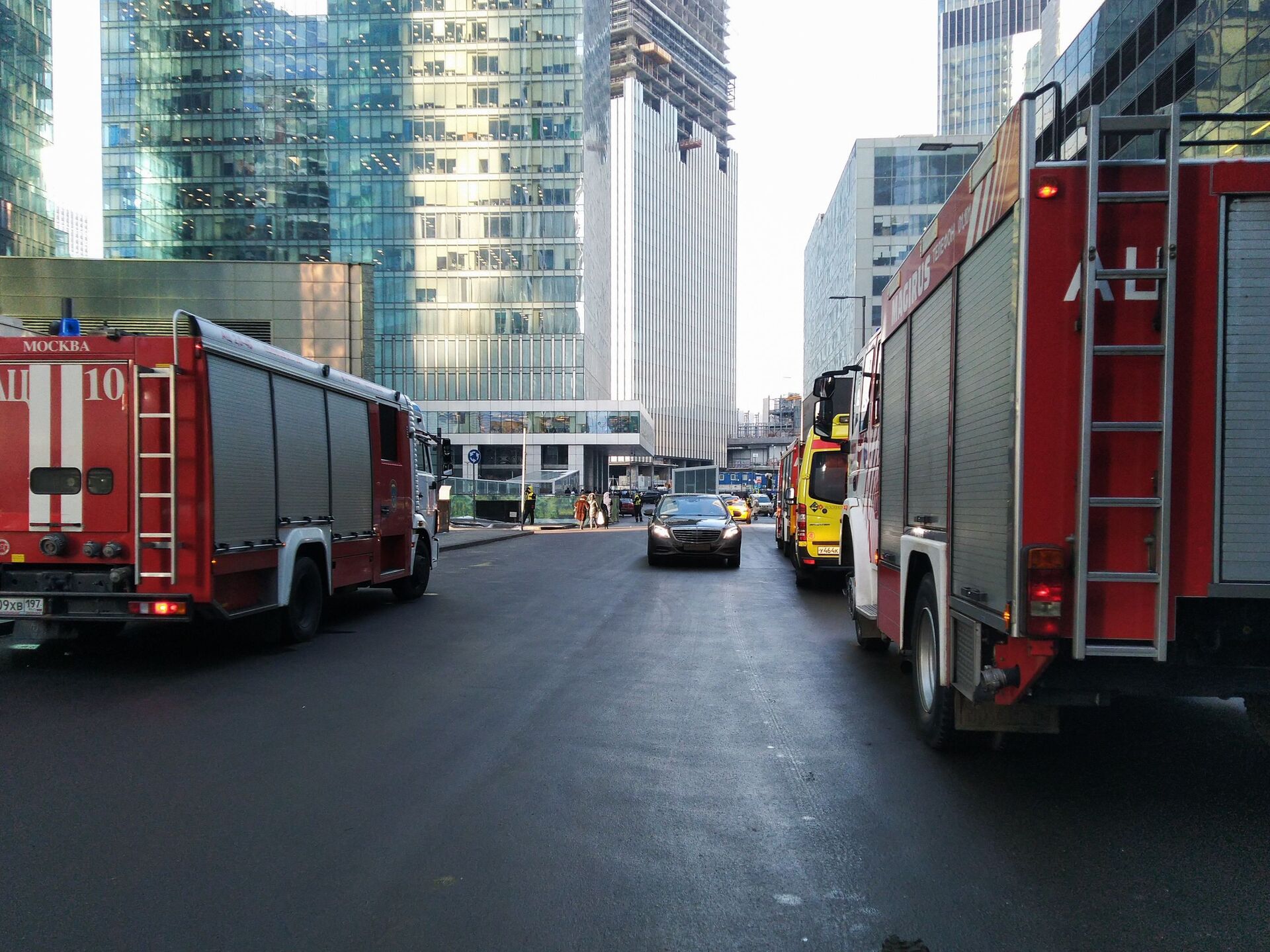 В башне Москва-Сити произошло задымление - РИА Новости, 25.01.2019