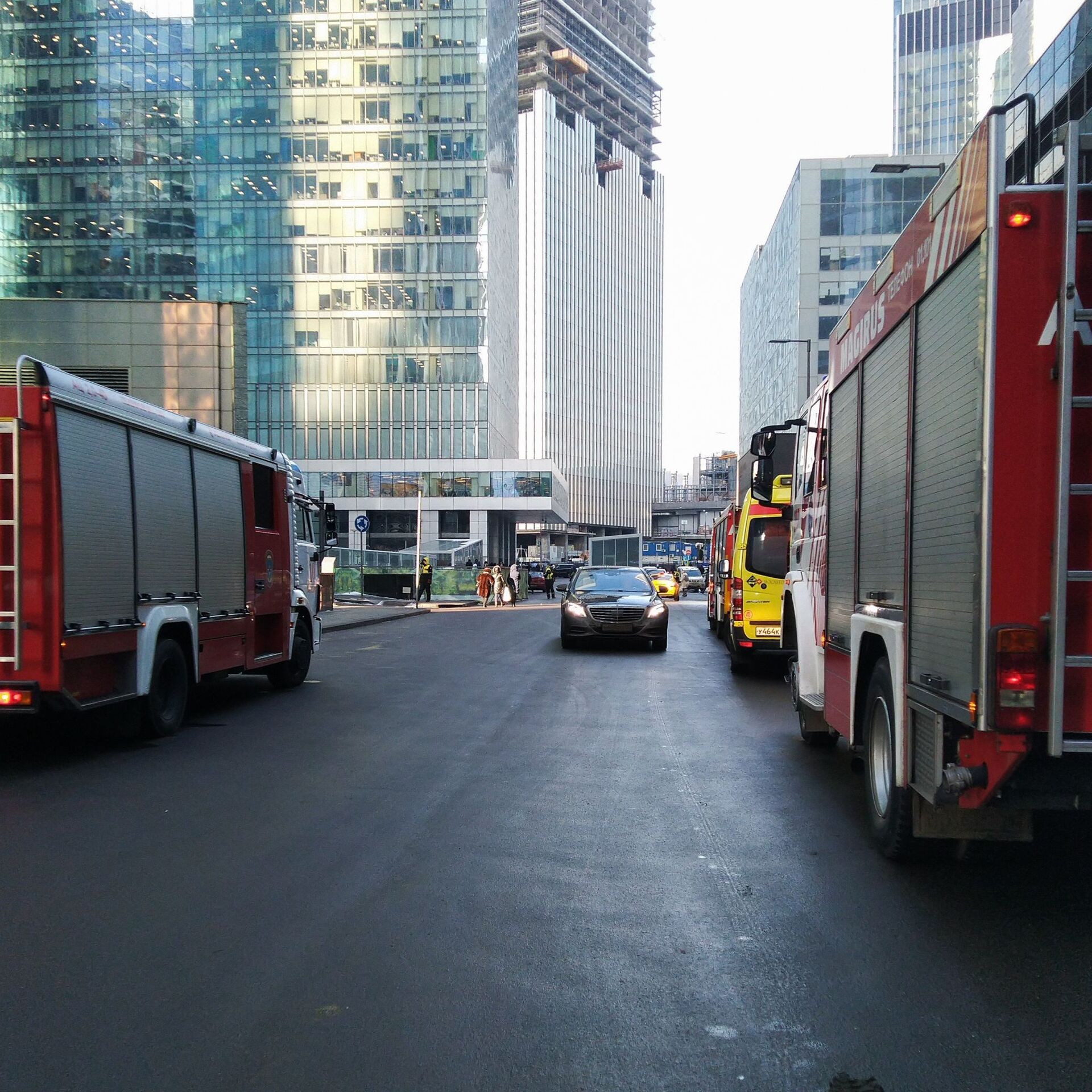 В башне Москва-Сити произошло задымление - РИА Новости, 25.01.2019