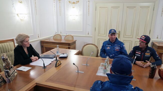 Ольга Голодец встретилась с участниками команды КАМАЗ-мастер