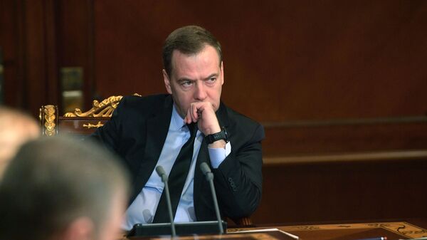 Дмитрий Медведев проводит заседание президиума Совета при президенте РФ по стратегическому развитию и национальным проектам. 28 января 2019