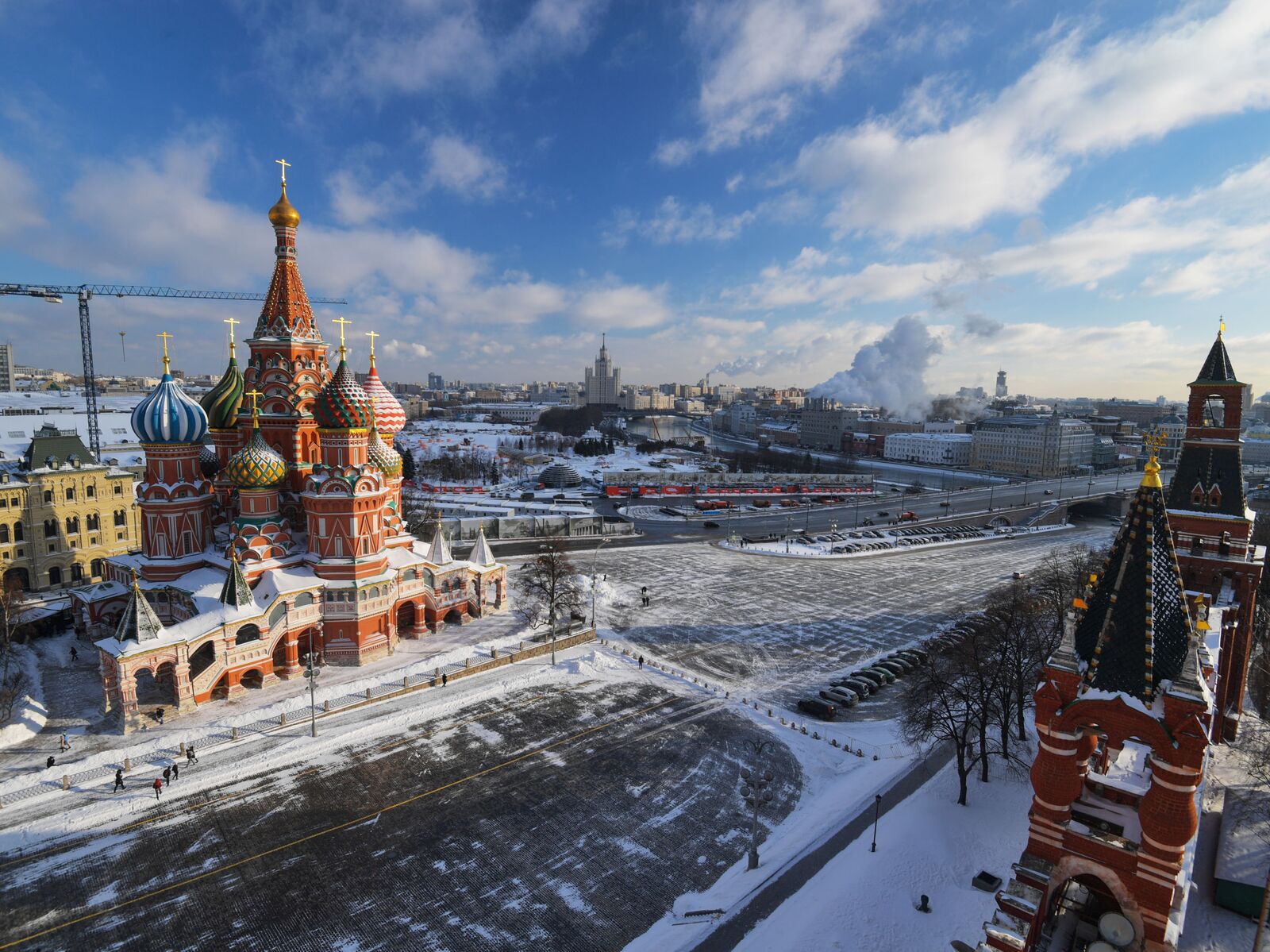 Зимняя Москва Кремль