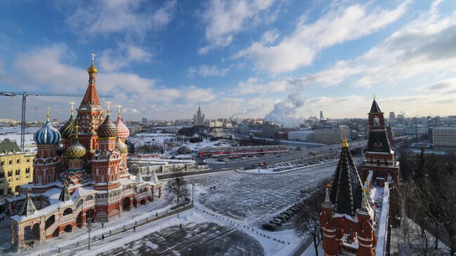 Покровский собор (храм Василия Блаженного) и площадь Васильевский спуск